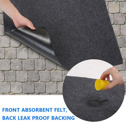 Aquarium Leveling Mat，Under Fish Tank Mat——Soft Absorbent Material，Anti-Slip and Waterproof Backing，Cushion the Friction Between the Fish Tank and the Table，Washable (24 x 36 Inch) - size: 24 x 36 Inch