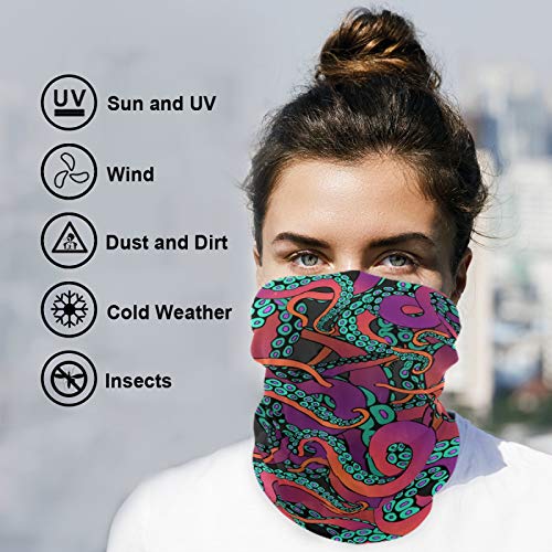 visesunny Seamless Scarves Bandana Scarf UV Resistence Outdoor Sport Balaclavas Headwear Headband Unisex - color: Multi6