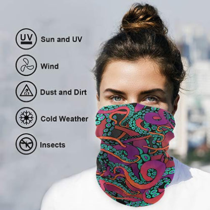 visesunny Seamless Scarves Bandana Scarf UV Resistence Outdoor Sport Balaclavas Headwear Headband Unisex - color: Multi6