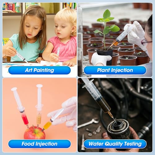 200ml Large Syringe Without Needle, Thick Liquid Transfer Syringe, 3 Pack | Individually wrapped syringes with smooth plunger movement for controlled dispensing and easy transfer of thick liquids - style: 200 mL