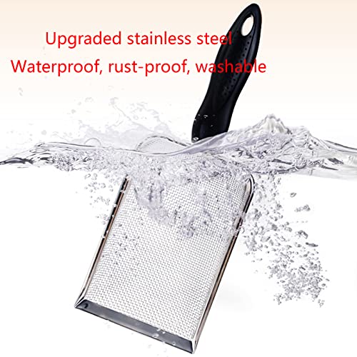 Sand Scooper Stainless Steel Fine Metal Sand Shovel Terrarium Litter Cleaner Corner Scoops