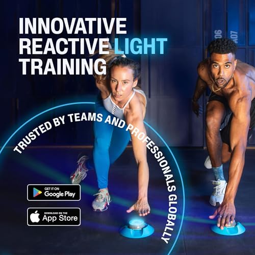BlazePod Reaction Training Kit Smart Pods for Speed, Agility & Cognitive Drills - Pro-Level Training for Athletes, Trainers, Therapists & Coaches - App Access Included (4 Pods) - color: 6 Pods | Trainer Kit