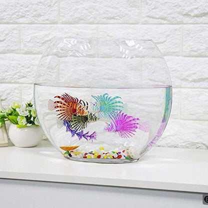 Yosoo Artificial Glowing Lion Fish Luminous Fake Fish Aquarium Fish Floating Ornament Simulation Fish for Fish Decoration (Red)
