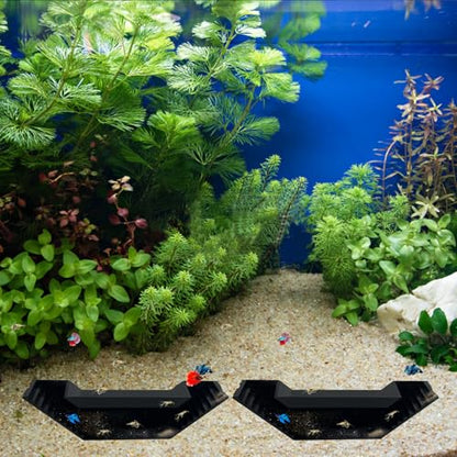 2 PCS Shrimp Cave Underground Tunnel, Viewing Small Fish Hideout with 2 Entrances Aquarium Breeding Cave, Fish Tank Decorations for Small Shrimp, Cherry Shrimp, Dwarf Shrimp