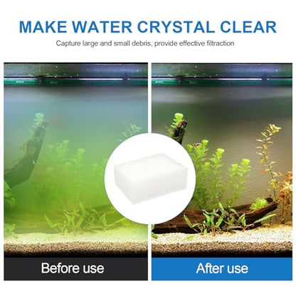 Aquarium Replacement Filter Sponge Media Pads, Foam Insert Compatible with AquaClear 70/Fluval 70 Power Filters, Reusable Fish Tank Filter Media for 40-70 Gallon Aquariums - 6 Pack