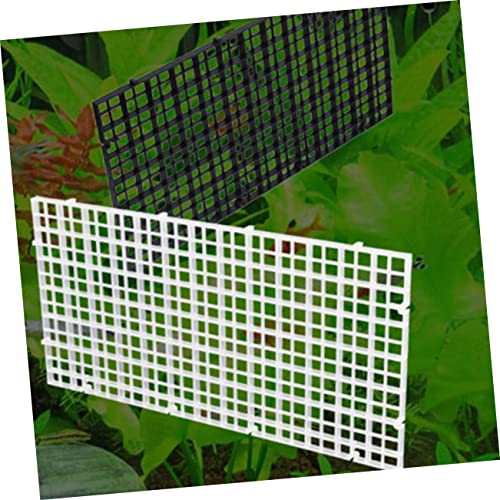 Toddmomy 6pcs Aquarium Isolation Panel Practical Fish Tank Divider Plate for Breeding and Separation Easy to Install White Crate for Aquarium Supplies