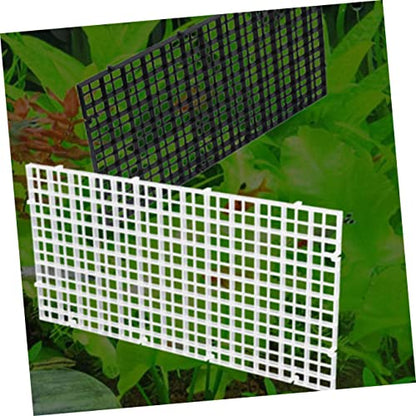 Toddmomy 6pcs Aquarium Isolation Panel Practical Fish Tank Divider Plate for Breeding and Separation Easy to Install White Crate for Aquarium Supplies