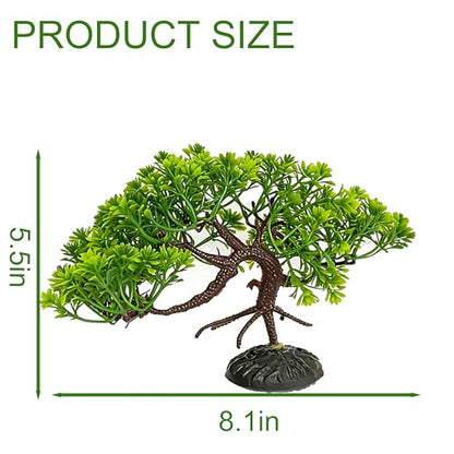 2 Pcs Mangrove Tree for Aquarium Fake Fish Tank | Bonsai Tree for Aquarium,Artificial Aquarium,Mangrove Tree for Aquarium Artificial Fish Tank Landscaping Decoration