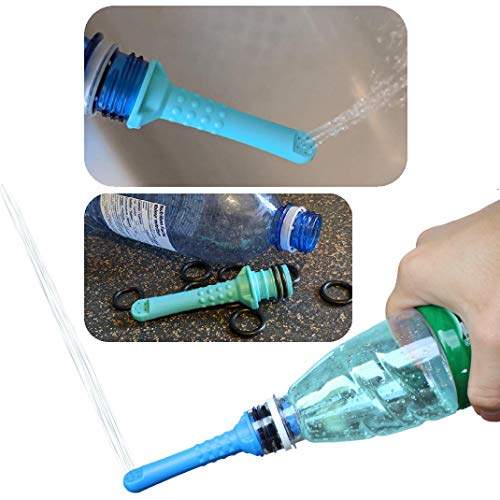 2PCS Backpacking Bidet - Portable Bidet for Toilet - Travel Bidets , Universal Shower Pipe for Traviling, Compatible with Every Bottle. Discreet,Ecological,Mini, Elderly,Sprayer,Personal,Handheld - color: 2pcs-pocket Bidet