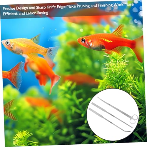 BESPORTBLE Aquarium Cleaning Essentials Scissors Tweezers Spatula Tool for Aquascaping Maintenance