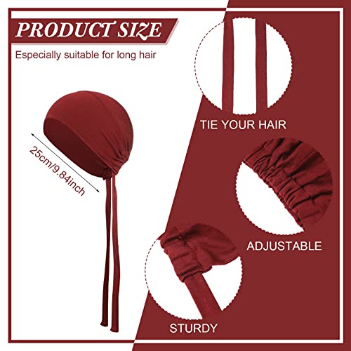 4 Pieces Women Under Scarf Hat Hijab Cap Islamic Muslim Under Scarf Turban Beanie Cap - color: Blue,white, size: One Size