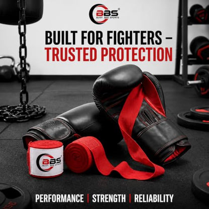 Busy Bee Sports Boxing Hand Wraps - color: Red