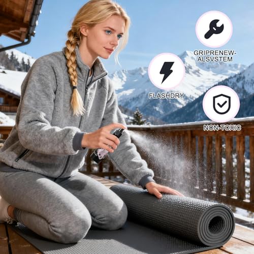 Yoga Mat Spray Gentle Cleaning Anti-Slip Non-Sticky | Fitness Equipment And Gym Accessories for Yoga Mats, Sports Equipment, Gloves, Gear, Football, Boxing, Helmets, Women, - color: 50ml