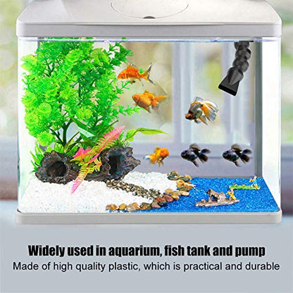 TOPINCN Aquarium Long Water Outlet Nozzle, Flexible 360 Degree Rotatable Duckbill Water Outlet Nozzle Pipe End Outflow Pump End Plumbing Fitting(Large Duckbill Nozzle)