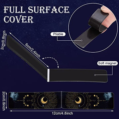 Sinmoe 30 Pieces Magnetic Bookmarks Space Moon Galaxy Magnetic Bookmark Page Clip for Kids Teens Book Students Teachers Lovers Reading Gifts, School Office Accessories, Party Favors, 10 Styles