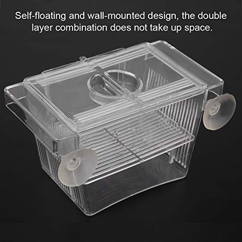 Split Fish Betta 5 Gallon Fish 14 X 8 X 8 Acrylic Aquarium Fish Breeding Box Incubation Box Small Size