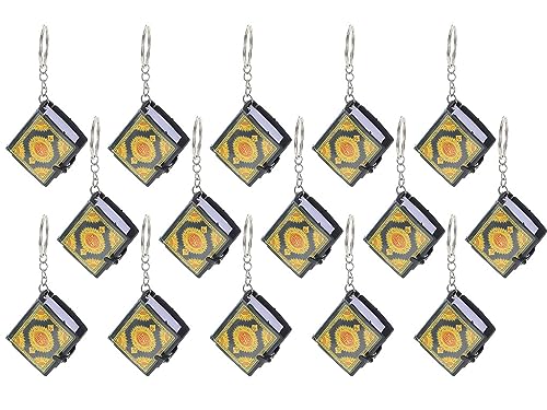 15PCS Mini Quran Keychain, Muslim Keychain, Mini Quran Book Key Chain, Islamic Hanging Key-ring, Muslim Jewelry Key Accessories, for Souvenir Gifts Bag Purse Handbag Ornament