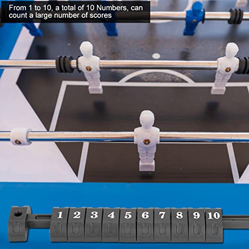 2pcs Foosball Scoring Counters 10 Numbers Scoring Score Counter Indicator for Standard Football Tables