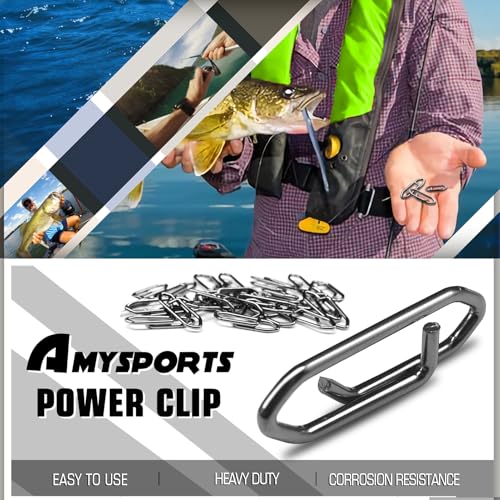 High Strength Fishing Snap Saltwater Stainless Connector Snaps Swivels Tackle Steel Power Fishing Clip Lure Quick Change Black Nickel - size: Size4 (110lb) 50 pcs