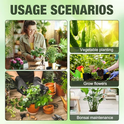 10 Pack Stackable Monstera Plant Support, Climbing Plant Support Structures, Garden Plant Support Stakes for Indoor Outdoor Plants, Plant Holder Stick Moss Pole for Support Tall Potted Plants