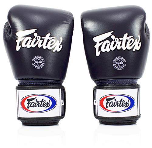 Fairtex BGV1BR Breathable Boxing Gloves, Lightweight Shock Absorbent Gear - color: Blue, size: 14 oz