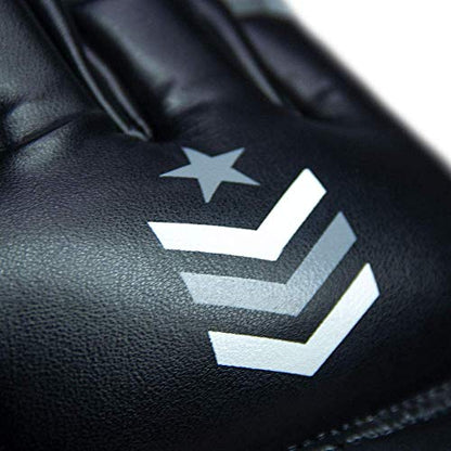 Revgear Premier MMA Grappling Gloves | Multi-Purpose, MMA, Kickboxing, Martial Arts and Boxing | Comfortable and Durable - color: Gray/Black, size: Large