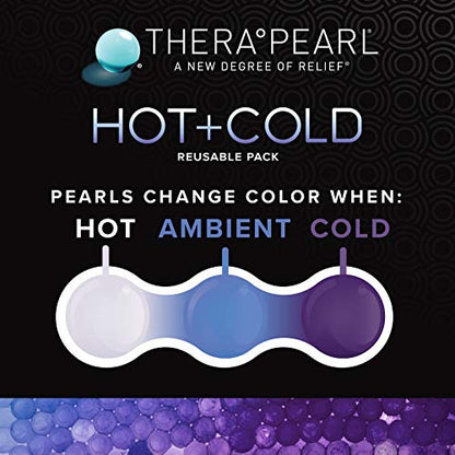 TheraPearl-14070 Color Changing Reusable Hot Cold Pack with Strap, Sports Size Ice Pack with Gel Beads, 11" x 4.5" - size: 11" x 4.5", style: New Version