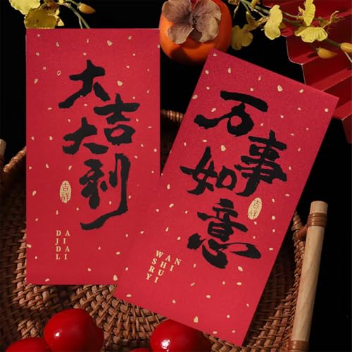 Red Envelopes,30pcs Money Cash Envelopes Lucky Hong Bao Gift Envelope Red Envelope Pockets for New Year Spring Festival Wedding Kids Birthday Party