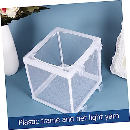 KESYOO 2PCS Portable Fish Hatching Net Durable Water Separation Net for Aquarium Fish Tank Isolation S Breeding Box for Home Use and Isolation