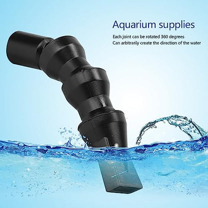 Aquarium Duck Flat Nozzle Flexible, 360°Rotatable Water Outlet Plastic Aquarium Water Outlet Nozzle Pipe End Outflow Pump End Plumbing Fitting for Aquarium(20mm Flat Duckbill) - size: 20mm Flat duckbill