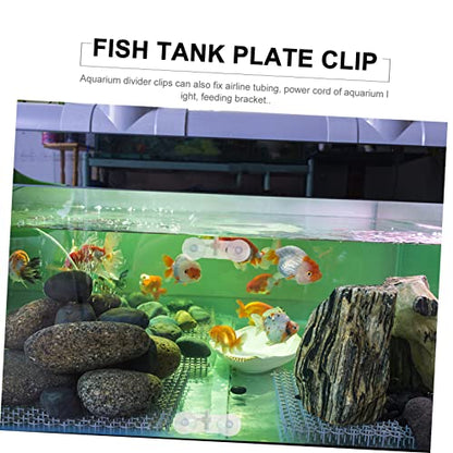 10pcs Fish Tank Isolation Plate Clip Easy Install Divider Cups for Aquarium Fish Survival and Isolation
