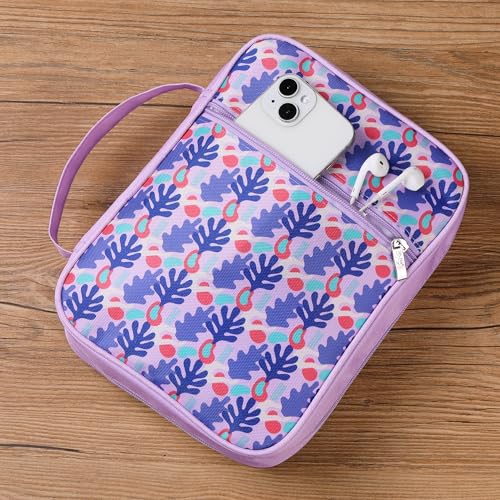 Mr. Pen- Bible Cover Case | Carrying Book Case with Durable Handle and Zippered Pocket, Bible Protective Church Bag for Men & Women, Christian Gifts - color: Petal Harmony