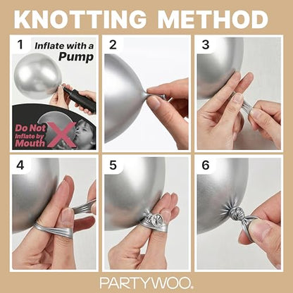 PartyWoo 메탈릭 골드 풍선 128피스 다양한 사이즈 45.7cm(18인치), 30.5cm(12인치), 25.4cm(10인치), 12.7cm(5인치) 크롬 골드 풍선 아치 키트 화환 생일 졸업 베이비 샤워 웨딩 처녀 파티 장식 골드-G127 - color: 골드-g127