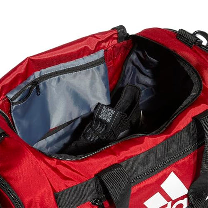 adidas Unisex Defender 4.0 Gym Duffel Bag for Men and Women - color: Team Power Red, style: Small (38l)
