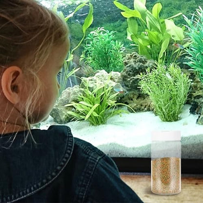 2pcs Creative Fish Food Storage Bottles with Multi-Holes, Portable Aquarium Feeding Containers for Fish Tanks, White Plastic Feeding Bottles for Aquatic Pets