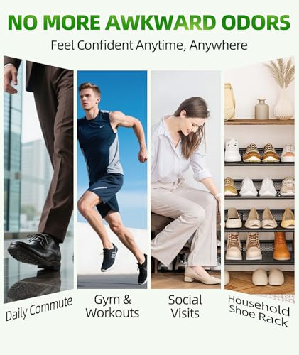 Shoe Deodorizer Spray, 5 fl oz Powerful Foot & Shoe Odor Eliminator, Foot Spray for Smelly Feet, Fast-Acting & Long-Lasting Shoe Freshener Spray for Shoes, Gym Bags, Helmets - size: 5 Fl Oz (Pack of 1)