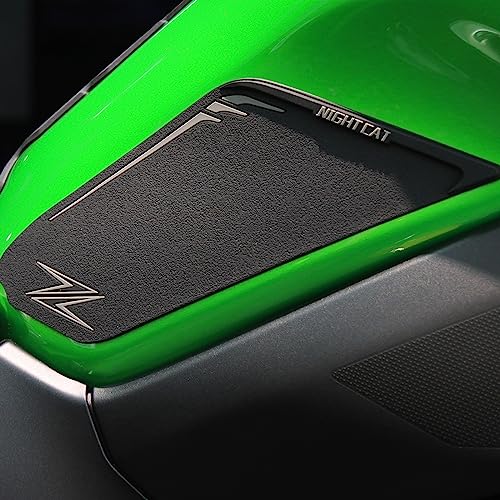 NIGHT CAT Motorcycle Gas Tank Protectors pad,Fuel Tank Protection Sticker,Compatible with Z900,Fuel Tank Side Traction mat,Anti-Slip(Side Traction pad) - color: Z900 Side Traction Pad
