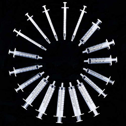 Frienda 20 Packs Syringes Without Needles,1 Ml/ 3 Ml/ 5 Ml/ 10 Ml | Large Plastic Measuring Tools for Food, Horse Care, Lab Dispensing, Graduated Markings, Reusable Multipurpose Applicators - size: 1 ml/ 3 ml/ 5 ml/ 10 ml
