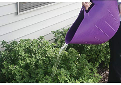 Little Giant® Poly/Rubber FlexTub Bucket | Ultra Durable & Versatile Farm Tub | Plastic Synthetic Gardening Tub (1, Purple) - color: Purple