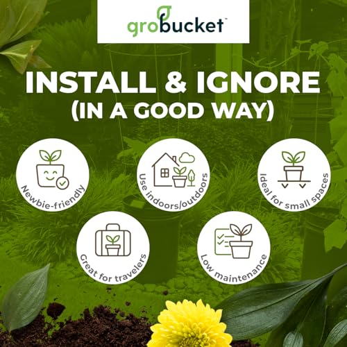 Self Watering Planter Insert w/LifeTested Technology, Water Reservoir & Level Indicator - Turn Any 5-Gal Bucket into a DIY, Portable Automatic Container Indoor-Outdoor Garden, 10-Pack - size: 10 Pack