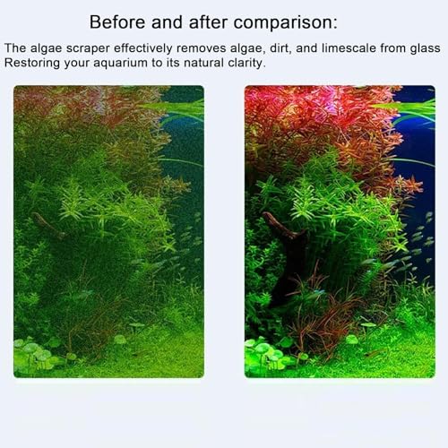 Aquarium Scraper Tool Handheld Sand Flattening Gadget | Glass Scraper for Aquarium Cleaning for Hobbyists Enthusiasts Photography Restaurant Cafe Living Room