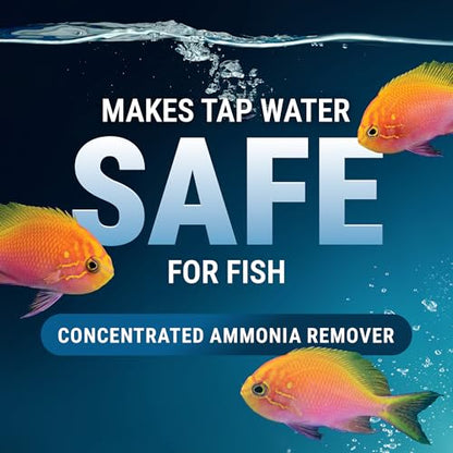 Fritz Aquatics ACCR Water Conditioner Instantly Removes Toxic Ammonia/Chlorine & Chloramines for Fresh & Salt Water Aquariums (1-Gallon) - size: 1 gal