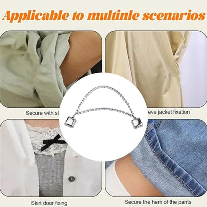 Magnetic Clothes Clips,10X Hijab Magnets Pins for Women - Multi-Purpose Clothing Shawl Clips Clothing Accessories for Scarves, Hats
