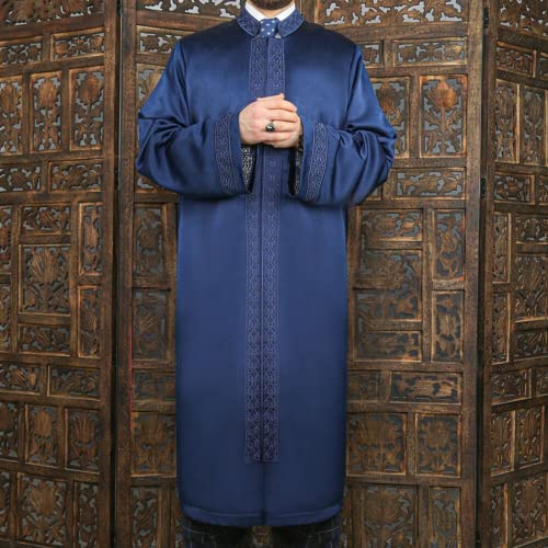 Lux Muslim Prayer Robe, Jubba for Men | Thobe for Imam | Thawb, Jubbah Outfits Wearing, Galabia Coat