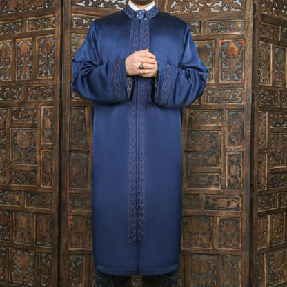 Lux Muslim Prayer Robe, Jubba for Men | Thobe for Imam | Thawb, Jubbah Outfits Wearing, Galabia Coat