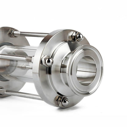 Beduan in-Line Sight Glass with Tri Clamp End, Sanitary Flow Sight Glass Stainless Steel 2 Inch Tri Clamp Type (Flow Pipe OD 45mm) - size: Pipe OD 45mm