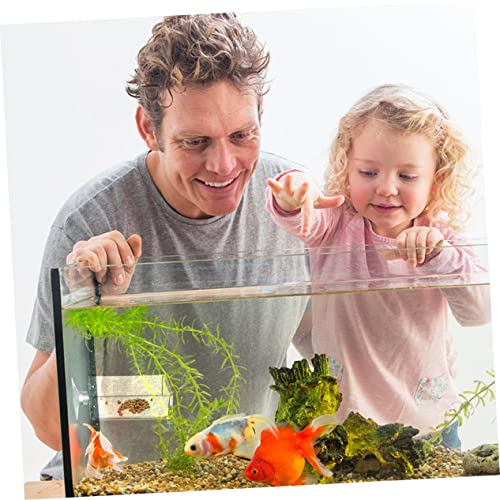 6pcs Acrylic Aquarium Feeder Bowls with Cups for Feeding Freshwater and Shrimp Tanks Compact and Convenient Food Holders