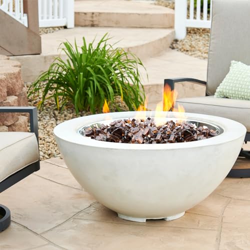 20 Pounds Fire Pit Glass, Fireplace Glass Rock | Firepit Glass Rock,High Luster, Fit for Natural and Propane Fire Pit Table, Fireplace and Landscaping - color: Amber, 1/2 Inch, size: 20 Pounds