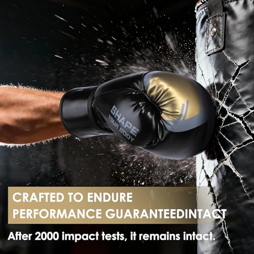 Boxing Gloves, 12oz / 16oz - Boxing Gloves for Men and Women with Boxing Wraps for Heavy Bag, MMA, Muay Thai, Sparring Training