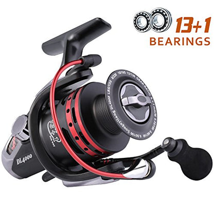 Sougayilang Fishing Rod Reel Combo with Telescopic Fishing Pole Spinning Reel Carrier Bag for Travel Saltwater Freshwater Fishing - size: 5.91 ft, style: B-full Kits With Carrier Case-style 2